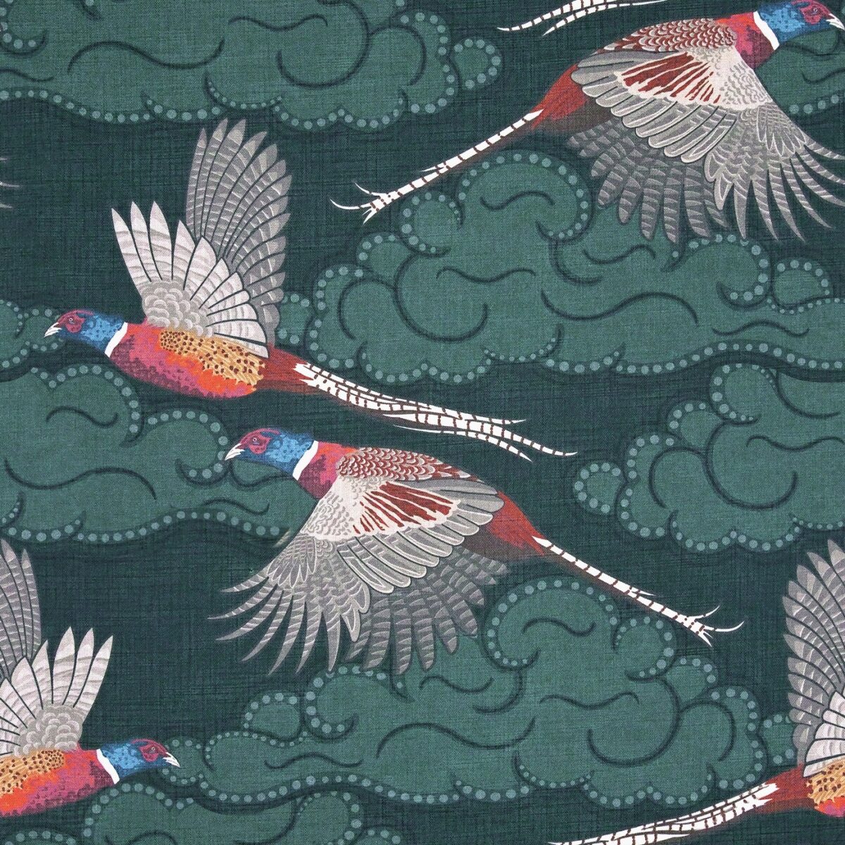 Bolton Large Fabric - 9 by green animal woven fabric from Utopia