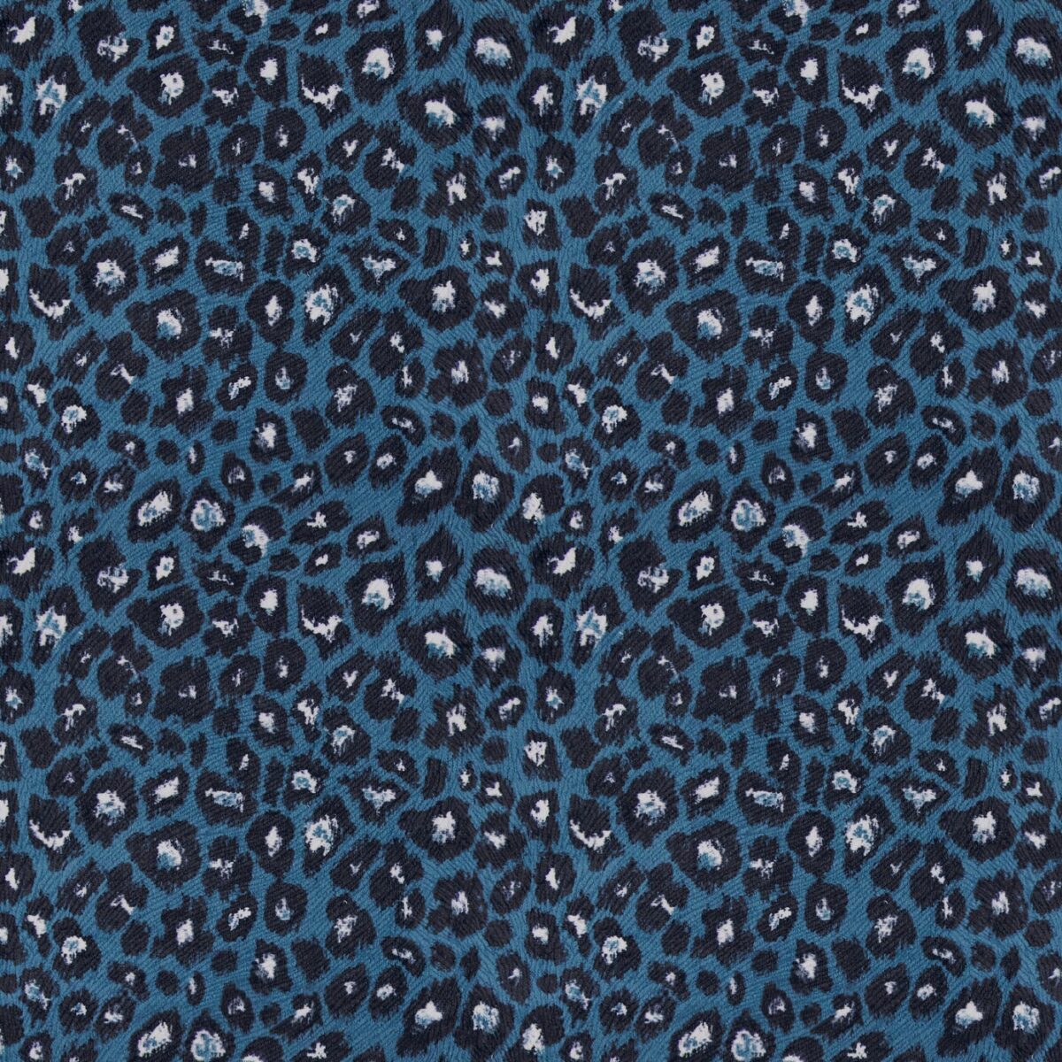 Leopald Fabric - Teal by blue animal misc fabric from Utopia