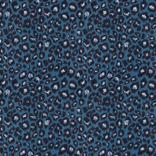 Leopald Fabric - Teal by blue animal misc fabric from Utopia