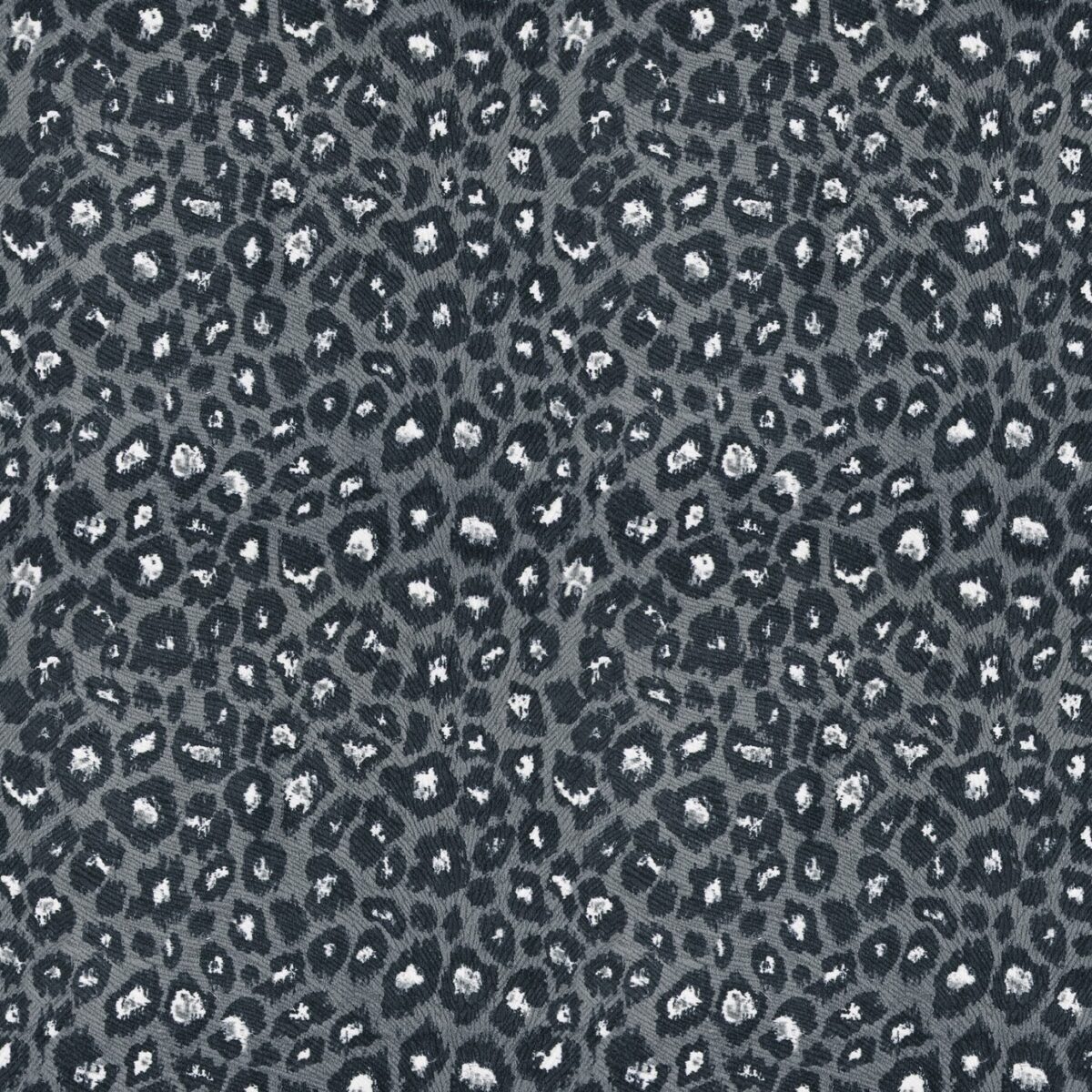 Leopald Fabric - Charcoal by black-grey animal misc fabric from Utopia