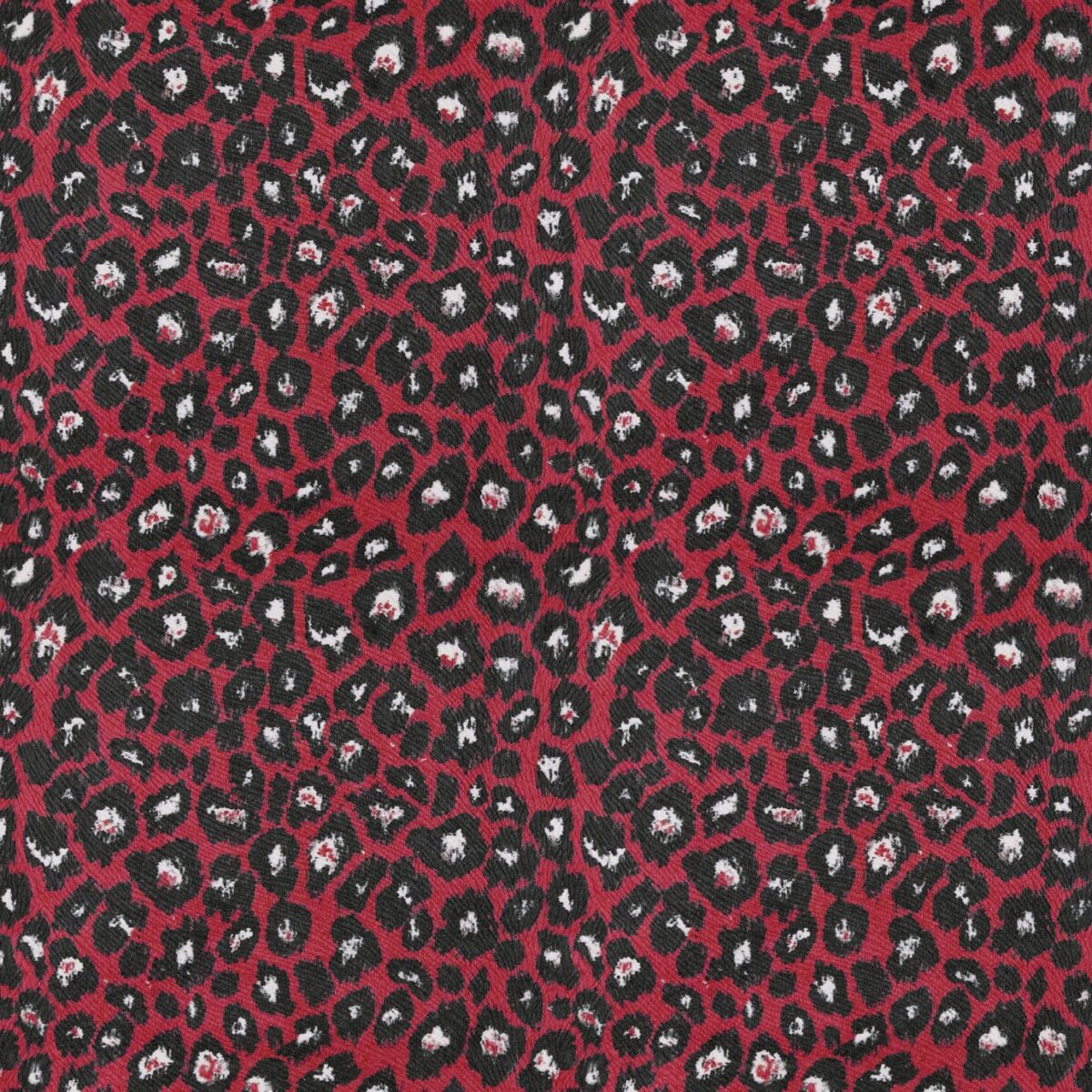 Leopald Fabric - Cherry by red animal misc fabric from Utopia