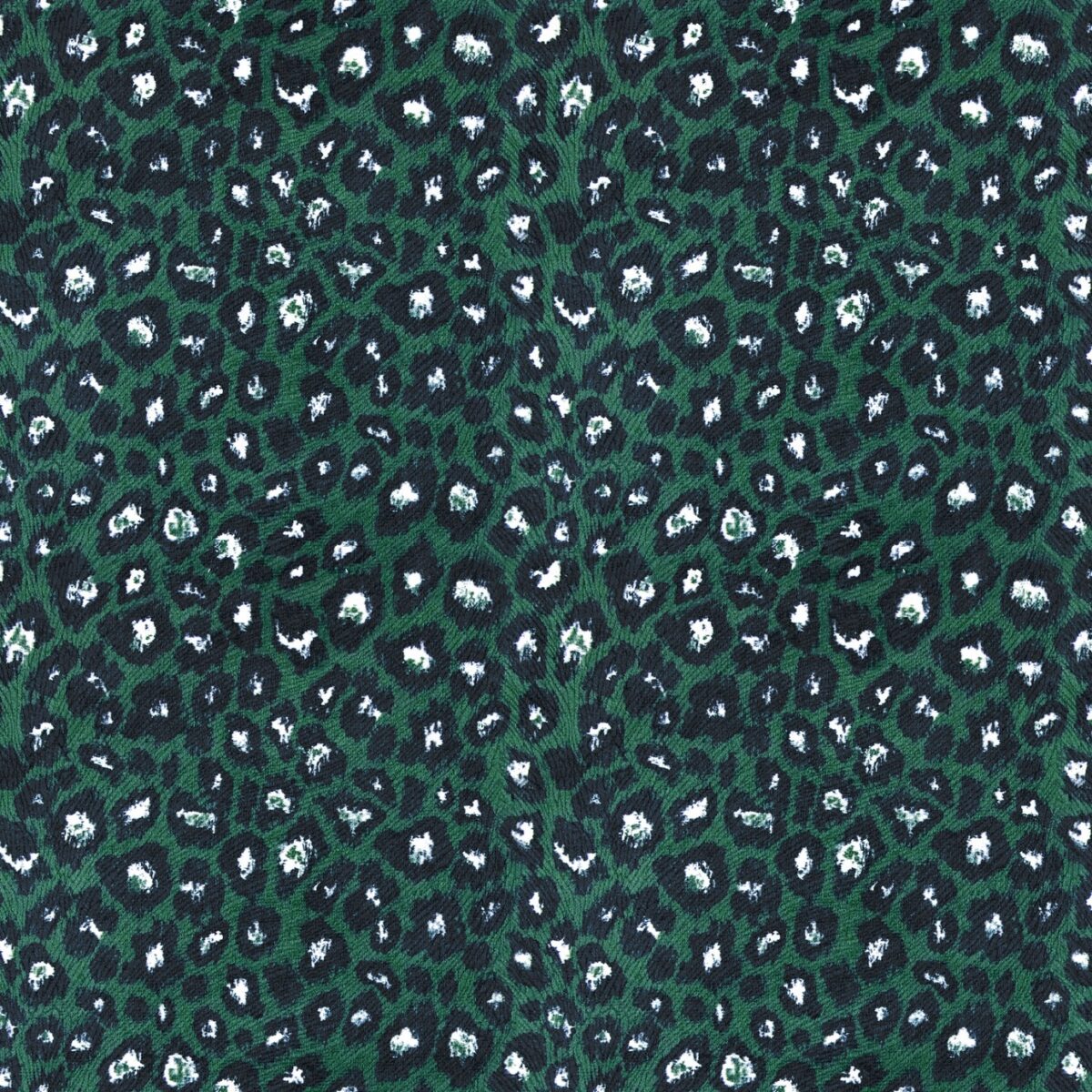 Leopald Fabric - Emerald by green animal misc fabric from Utopia