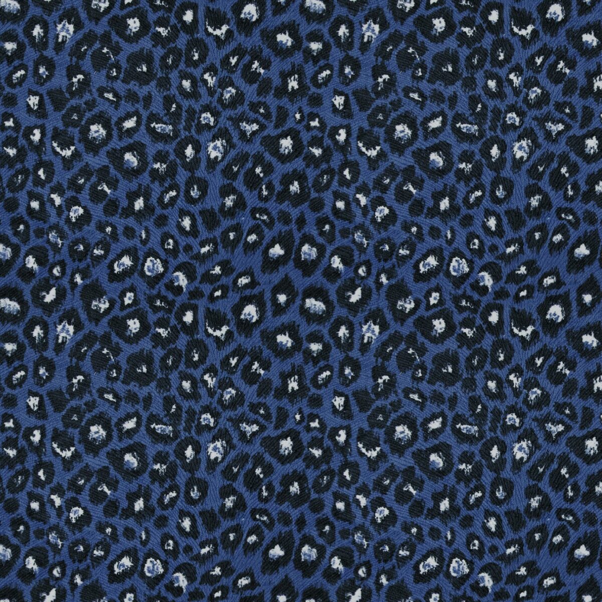 Leopald Fabric - Navy by blue animal misc fabric from Utopia