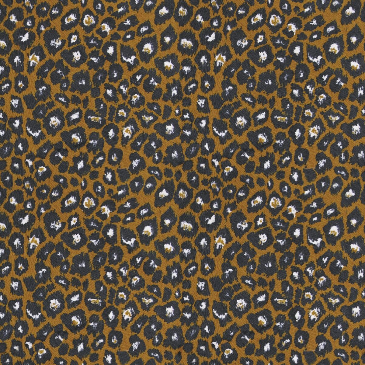 Leopald Fabric - Ochre by yellow animal misc fabric from Utopia