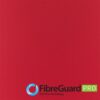 red plain velvet-chenille fabric from Wemyss