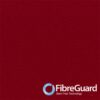 red plain velvet-chenille fabric from Wemyss