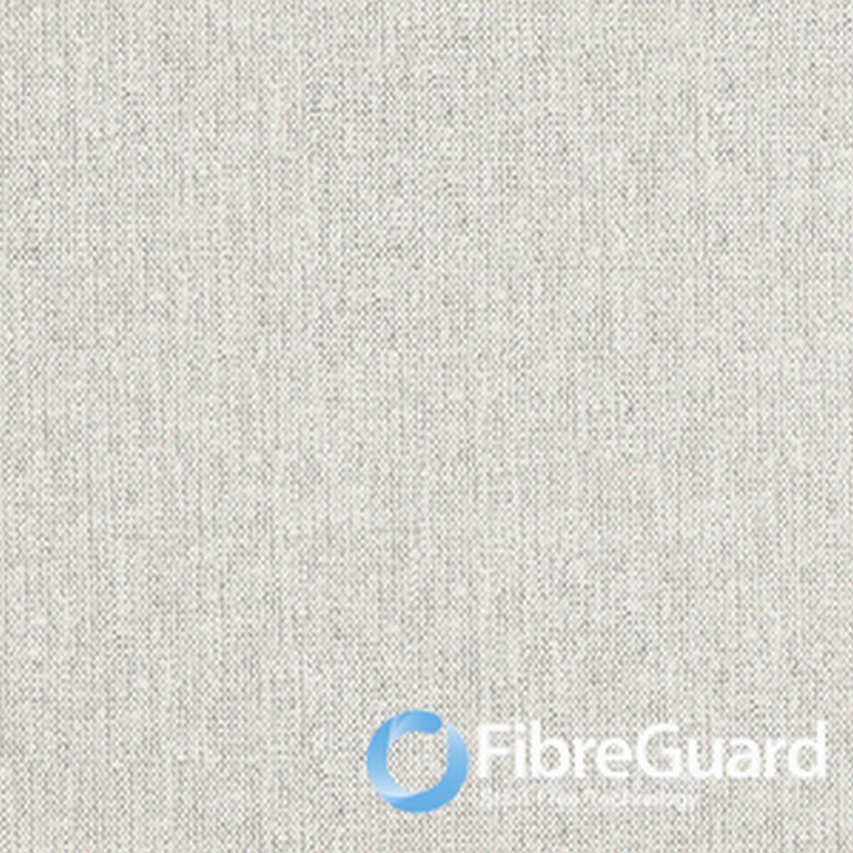 Reims Fabric - Sterling by white plain woven fabric from Wemyss