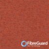 orange plain woven fabric from Wemyss