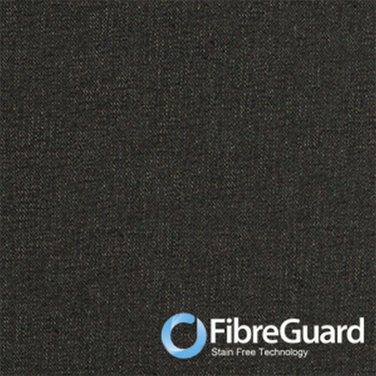 Reims Fabric - Noir by black-grey plain woven fabric from Wemyss