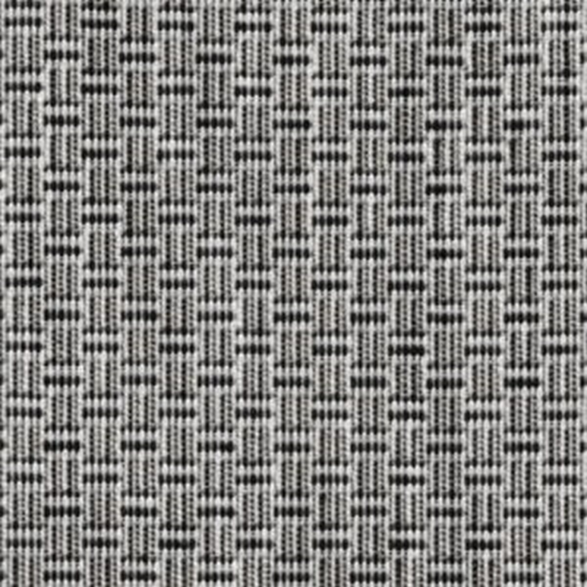 black-grey geometric jacquard fabric from Wemyss