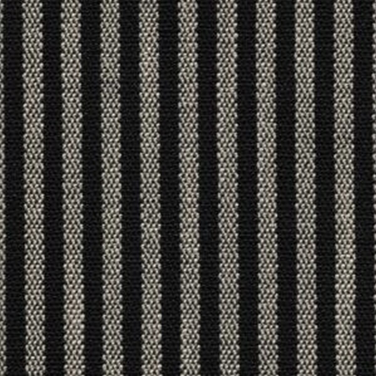 Sophia Fabric - Walnut by black-grey striped woven fabric from Wemyss