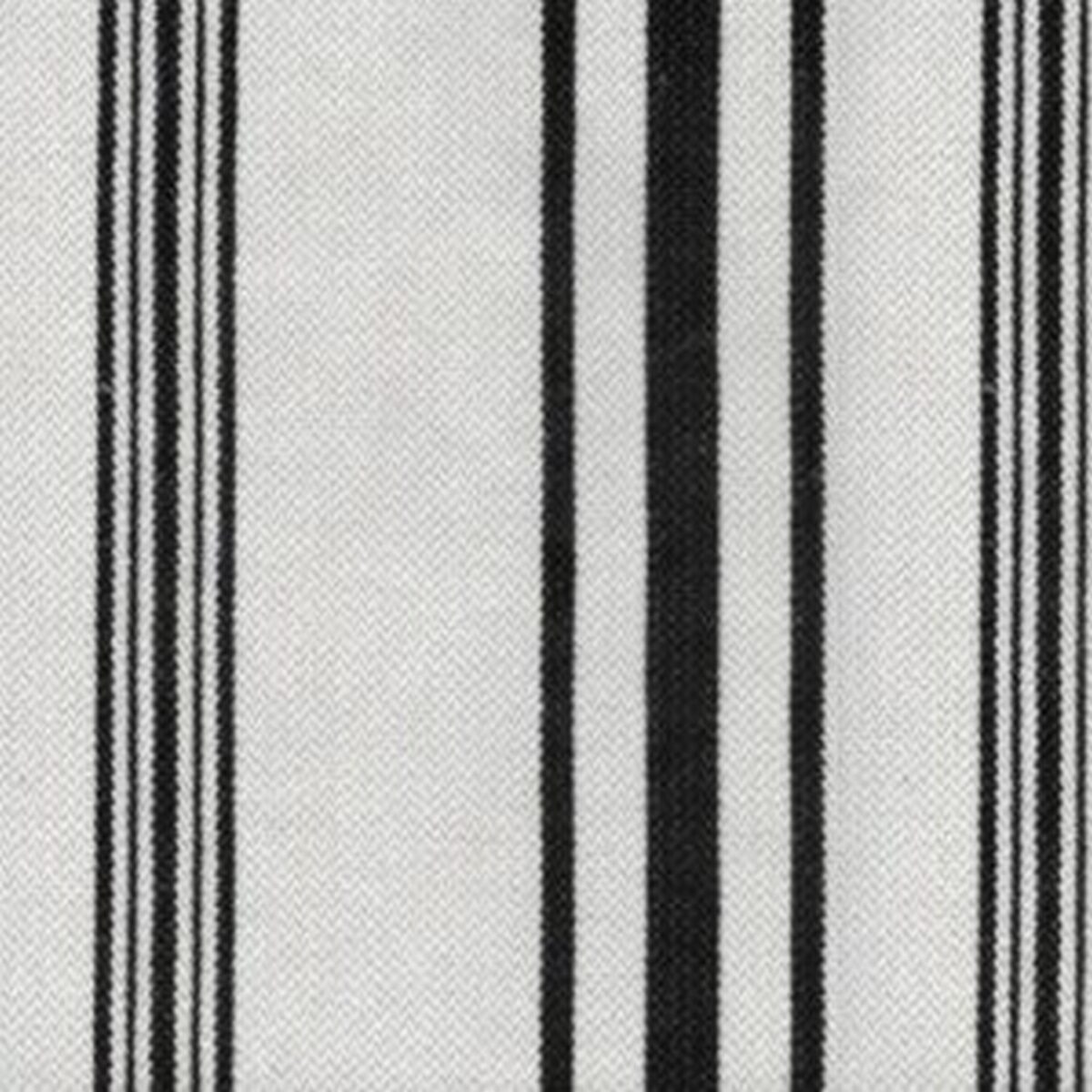 Clara Fabric - Salt by white striped cotton fabric from Wemyss