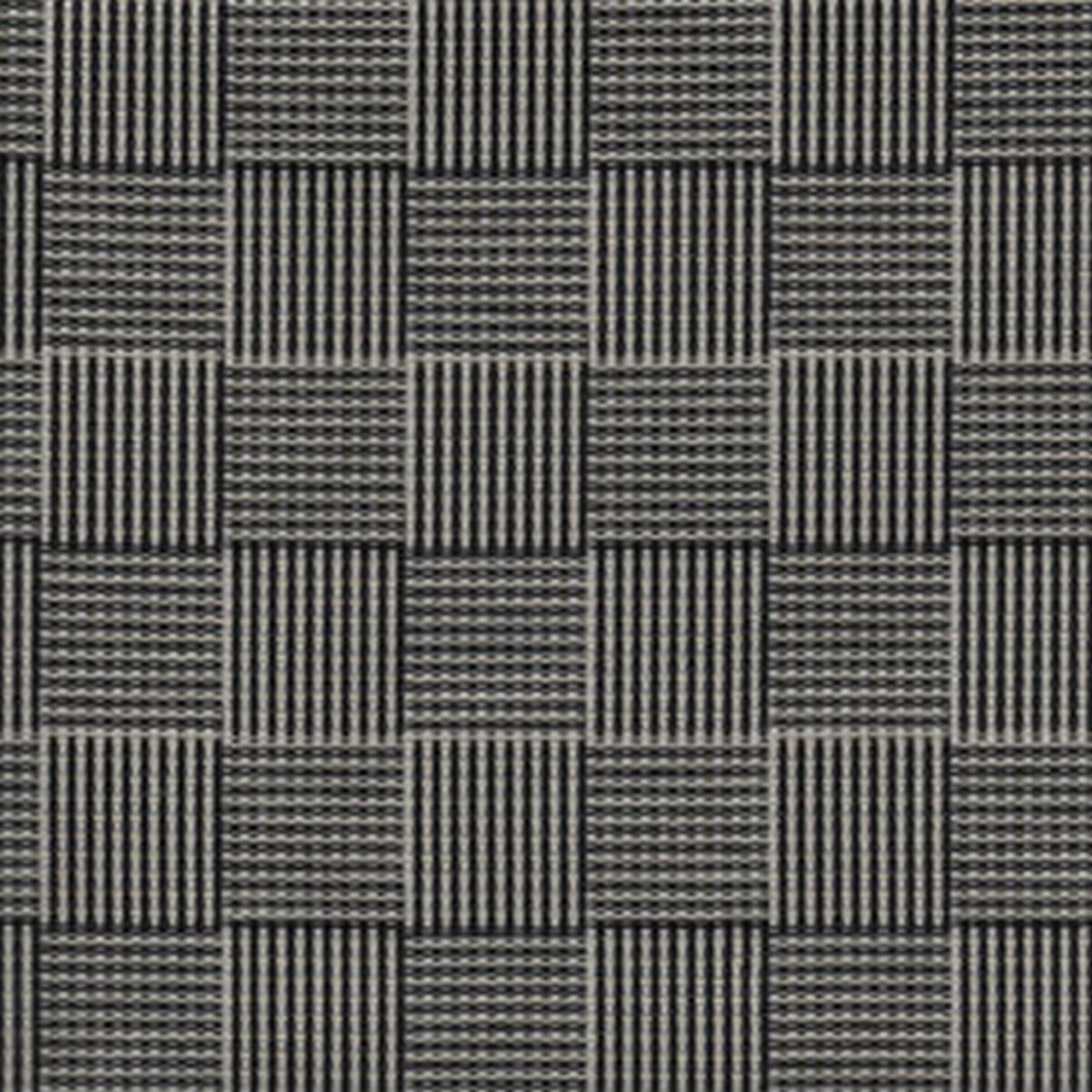Elsie Fabric - Biscuit by black-grey geometric jacquard fabric from Wemyss