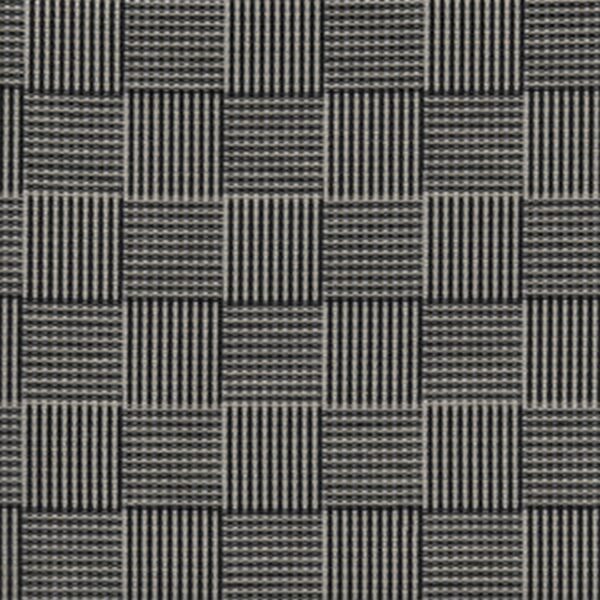 Elsie Fabric - Biscuit by black-grey geometric jacquard fabric from Wemyss