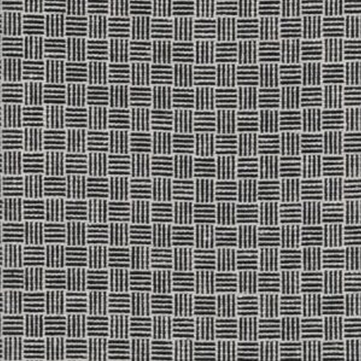Frida Fabric - Liquorice by black-grey geometric jacquard fabric from Wemyss