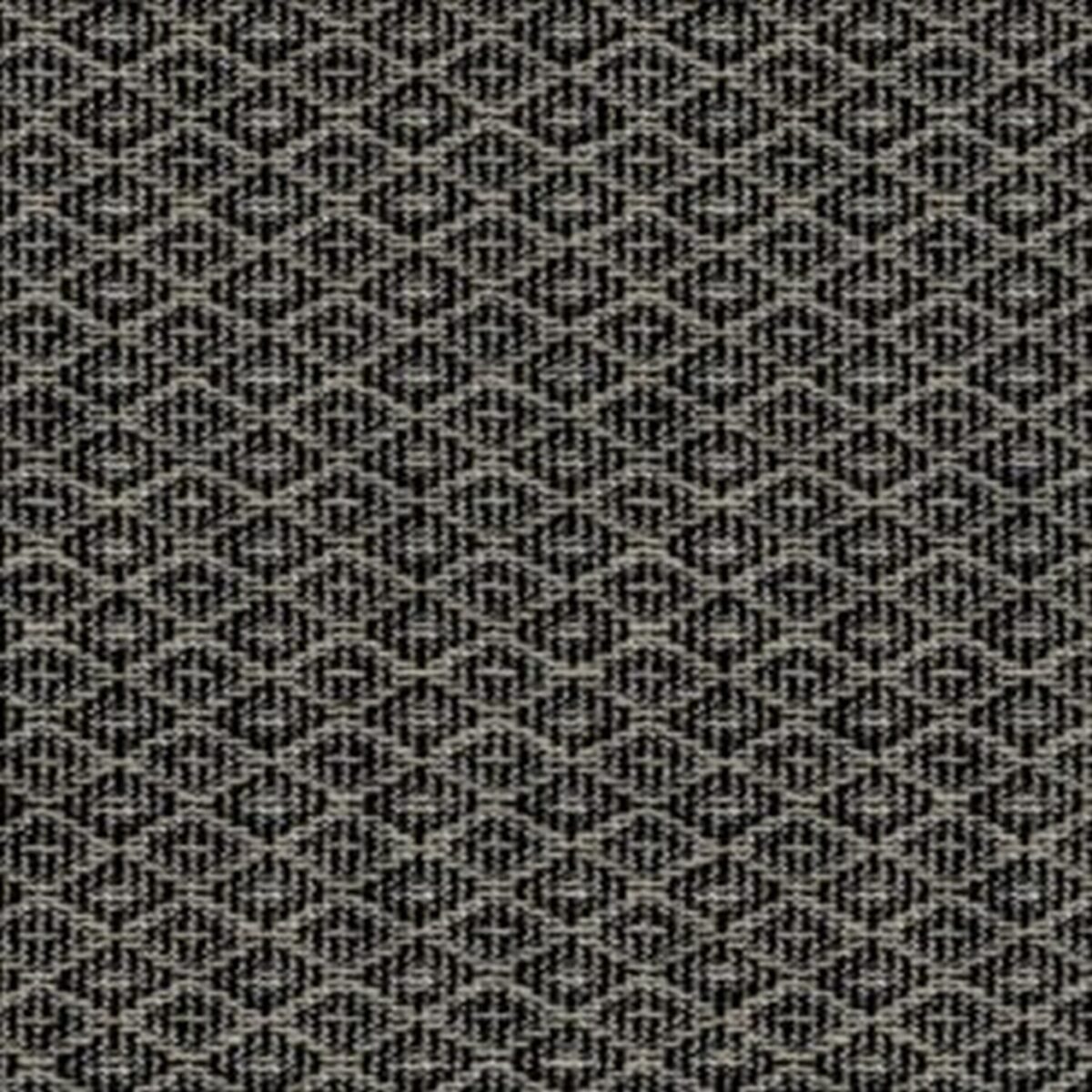 Gianna Fabric - Truffle by black-grey geometric jacquard fabric from Wemyss