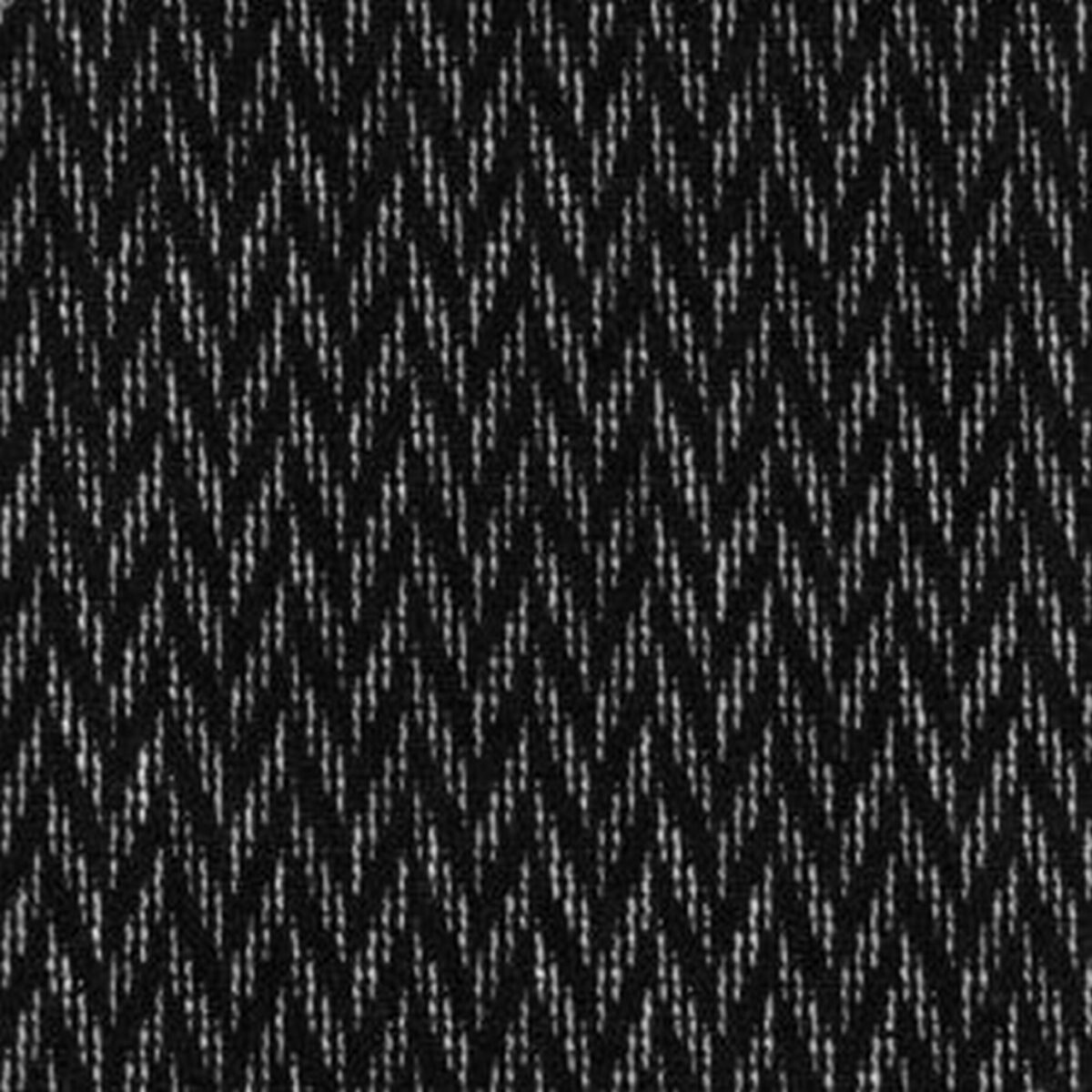 Holly Fabric - Ebony by black-grey geometric jacquard fabric from Wemyss