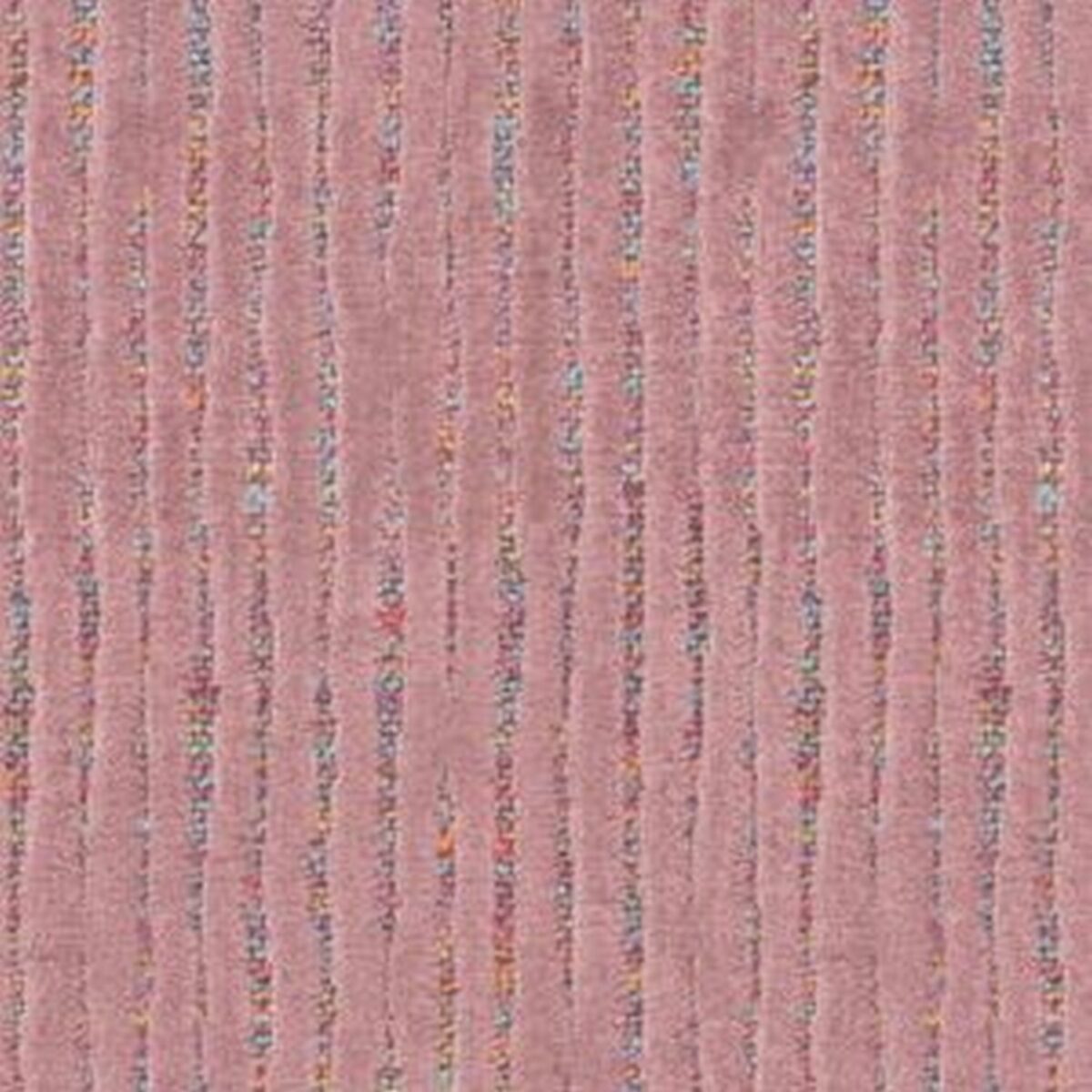 Soho Fabric - Confetti by pink striped velvet-chenille fabric from Wemyss