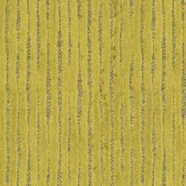 yellow striped velvet-chenille fabric from Wemyss