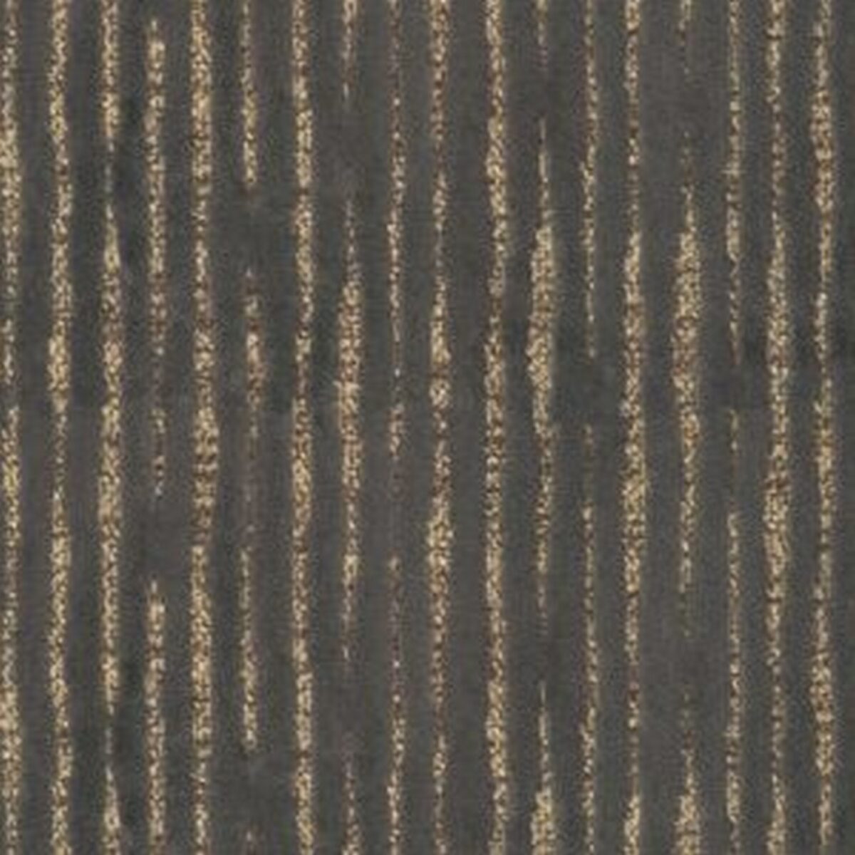 Soho Fabric - Graphite by black-grey striped velvet-chenille fabric from Wemyss
