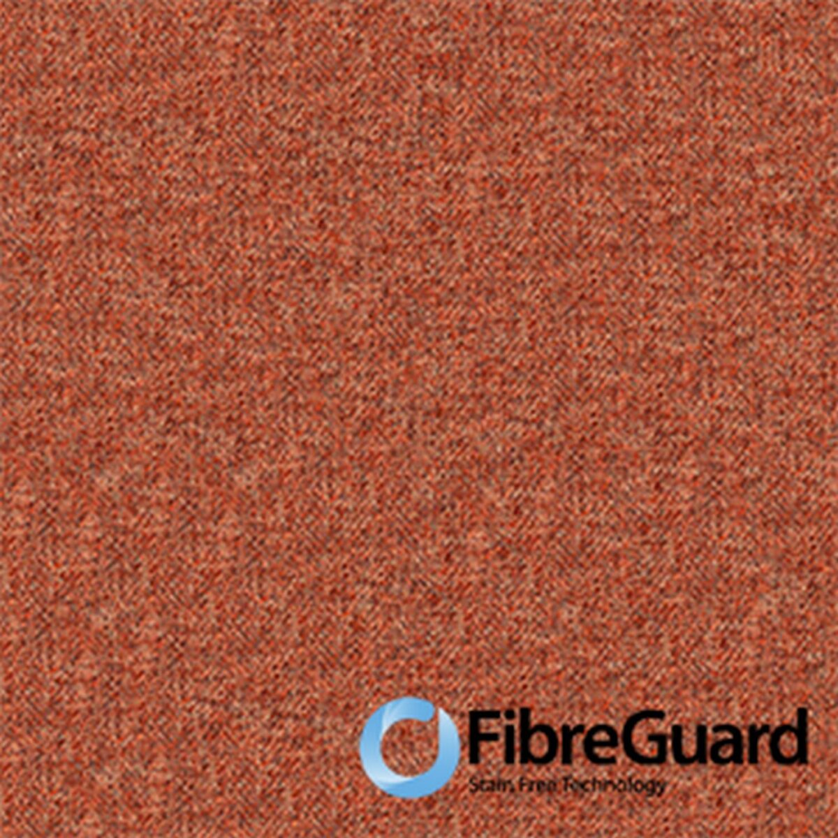 orange plain woven fabric from Wemyss