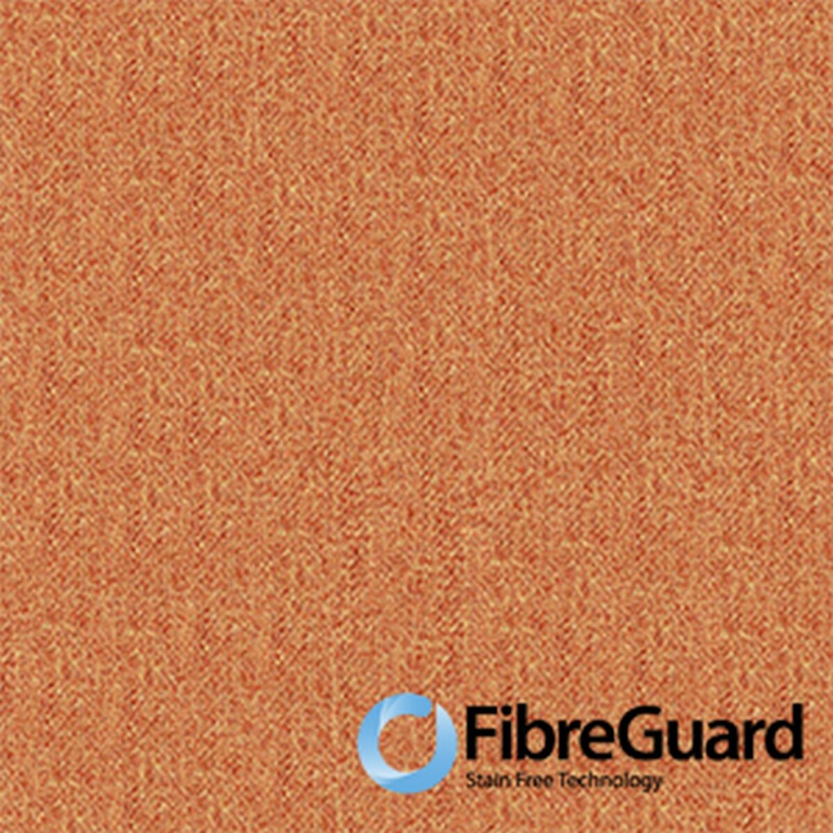 orange plain woven fabric from Wemyss