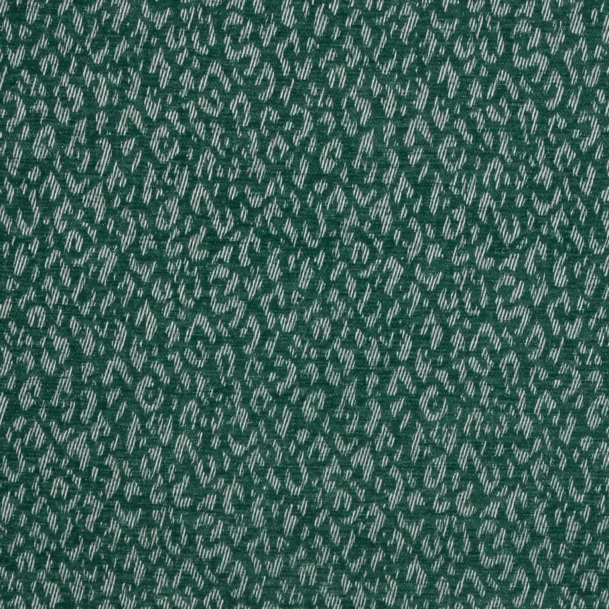 Wildcat Fabric - Teal by green animal woven fabric from iLiv