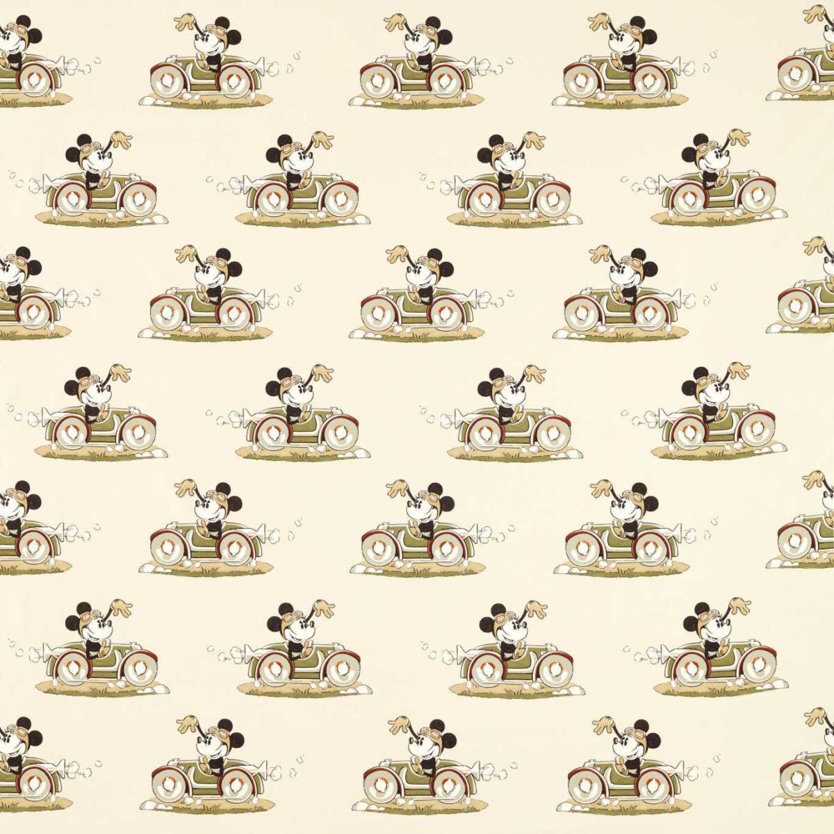 neutral children's cotton fabric from Disney Home X Sanderson