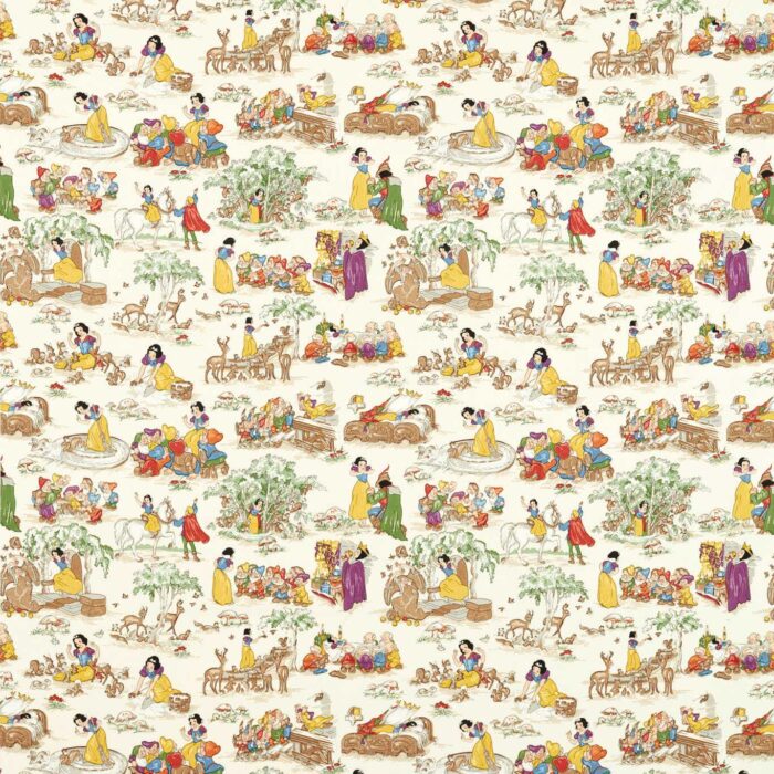 Snow White Fabric - Whipped Cream swatch