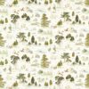 green children's cotton fabric from Disney Home X Sanderson