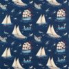 blue children's cotton fabric from Disney Home X Sanderson