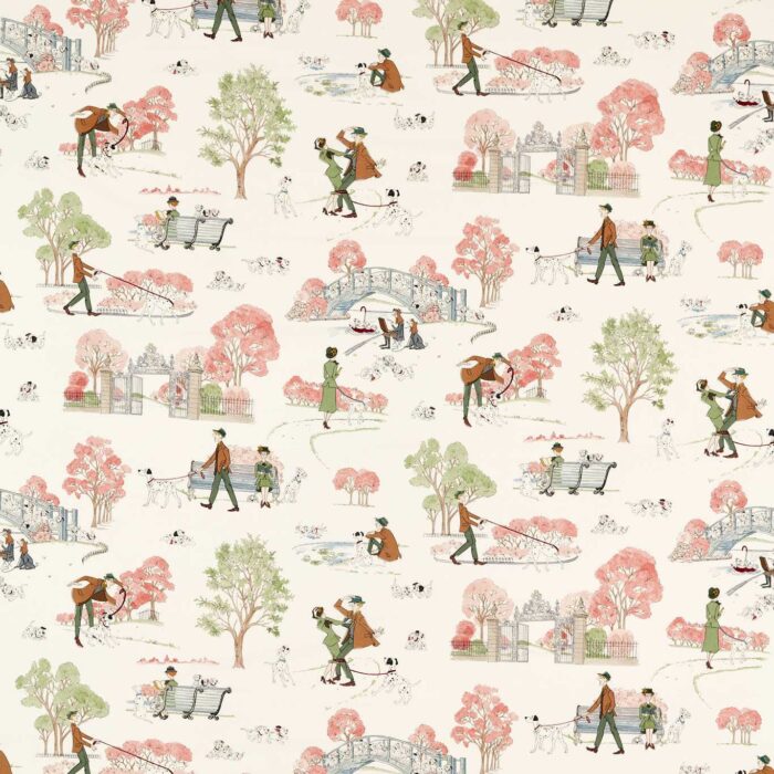 101 Dalmatians Fabric - Candy Floss swatch