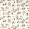 green children's cotton fabric from Disney Home X Sanderson
