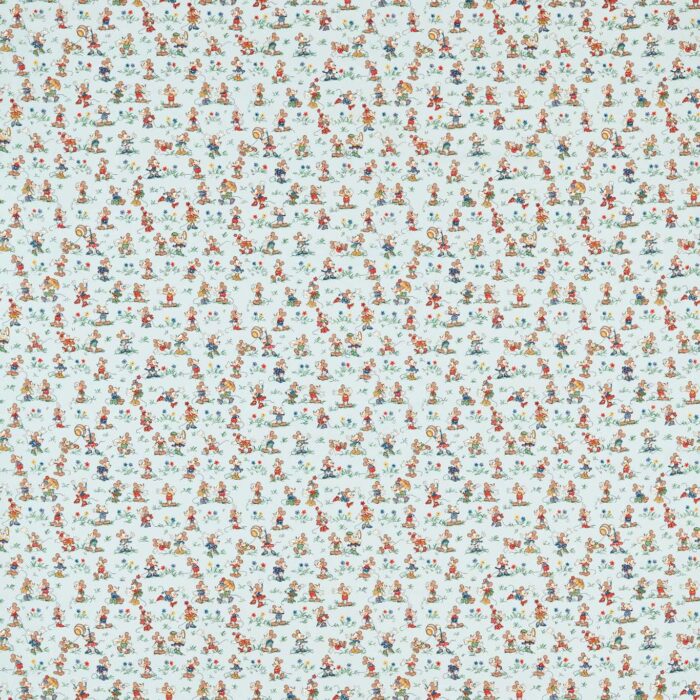 Mickey & Minnie Fabric - Bonbon Blue swatch