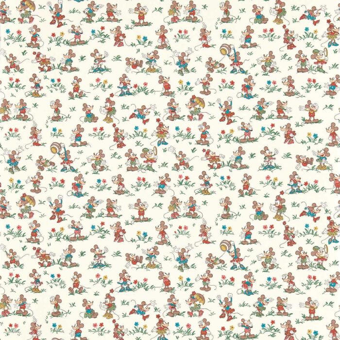 Mickey & Minnie Wallpaper - Allsorts swatch