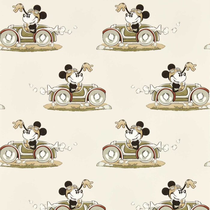 Minnie On The Move Wallpaper - Babyccino swatch