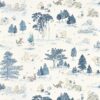 blue children's wallpaper from disney home x sanderson