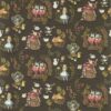 brown children's wallpaper from disney home x sanderson