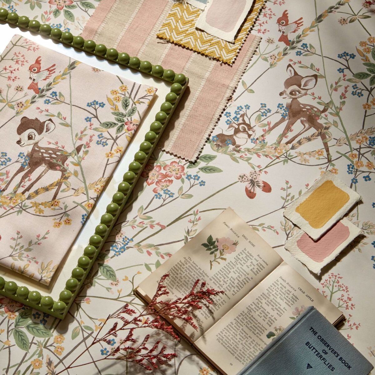 Bambi Wallpaper - Sugared Almonds by Bambi Wallpaper - Sugared Almonds from