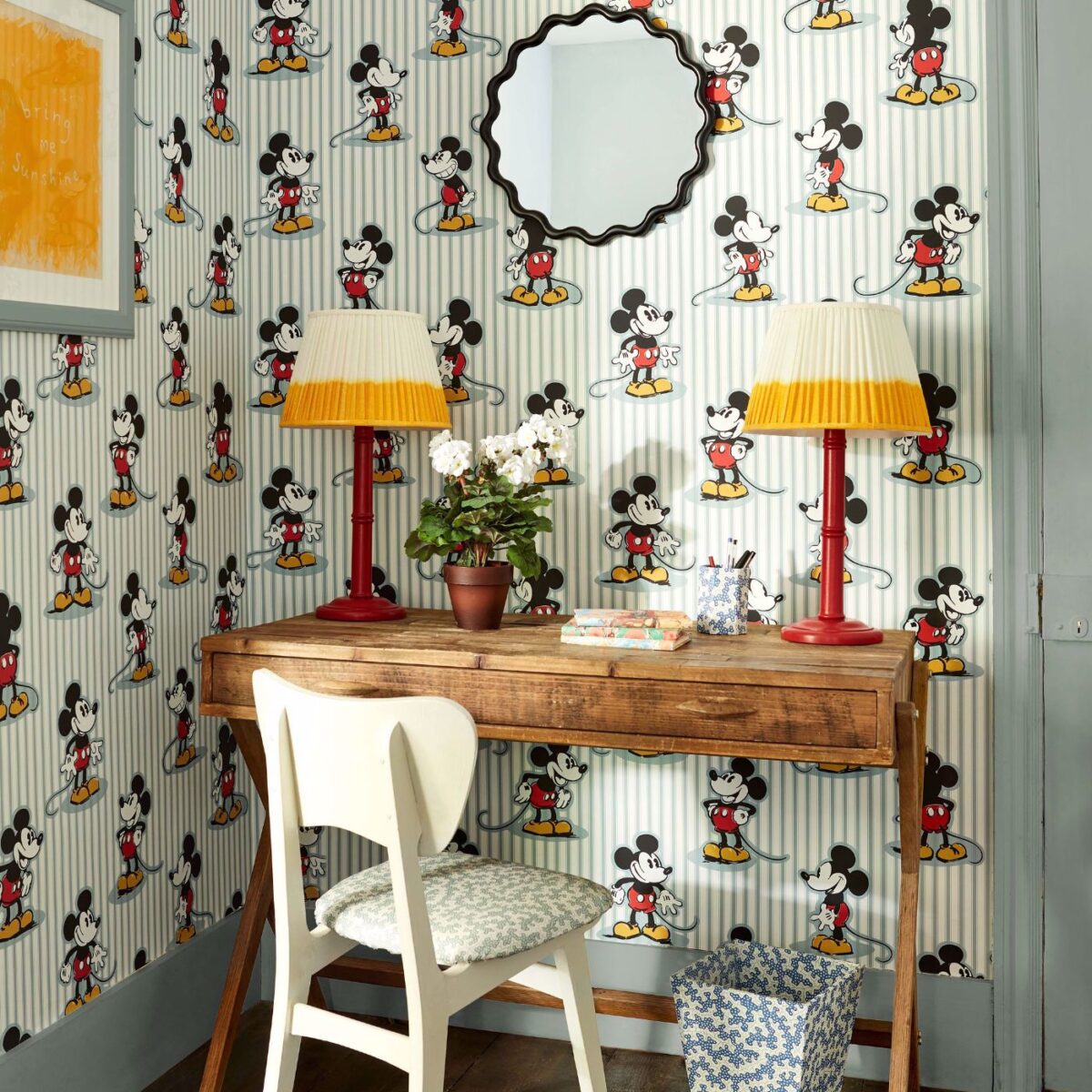 Mickey Stripe Wallpaper - Peanut by Mickey Stripe Wallpaper - Peanut from