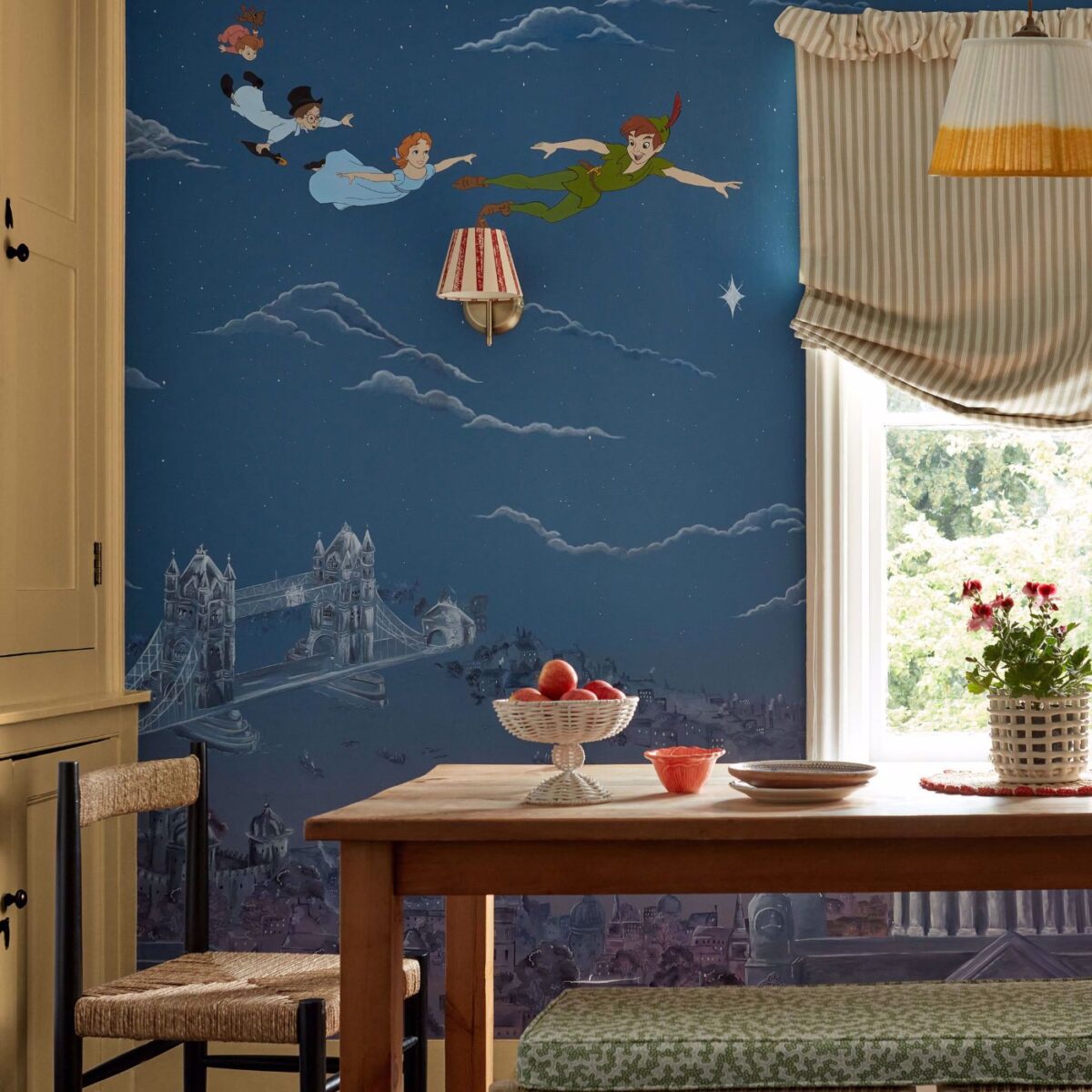 Peter Pan Wallpaper - Evening Blue by Peter Pan Wallpaper - Evening Blue from