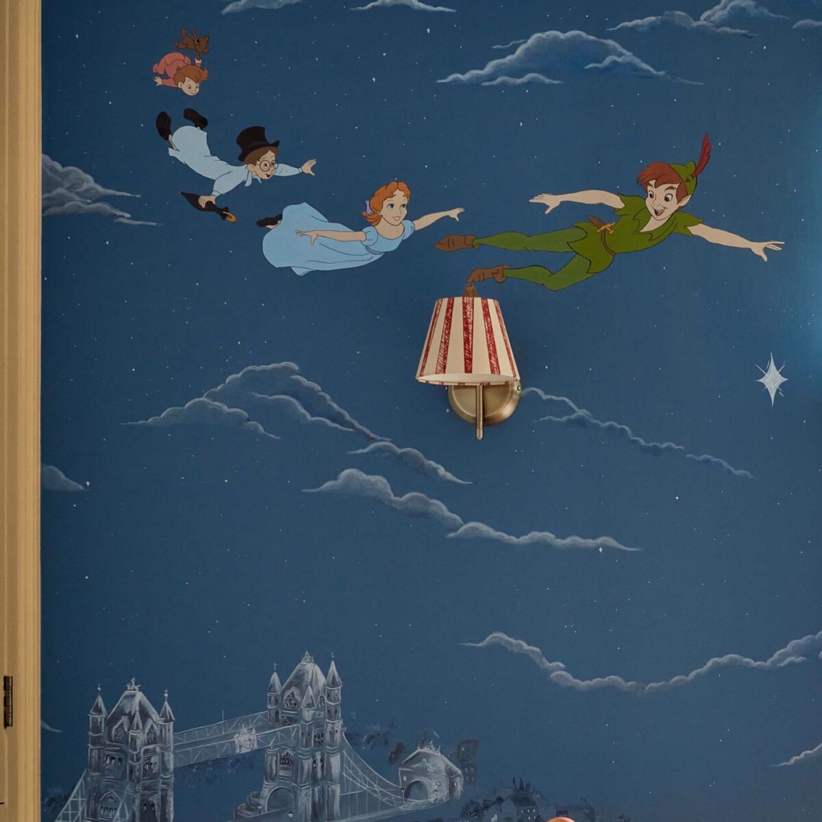 Peter Pan Wallpaper - Evening Blue by Peter Pan Wallpaper - Evening Blue from