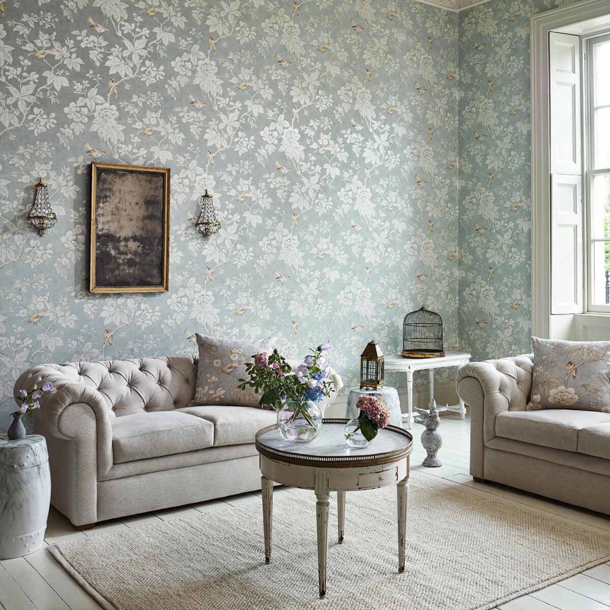 Chiswick Grove Wallpaper - Gold by Chiswick Grove Wallpaper - Gold from