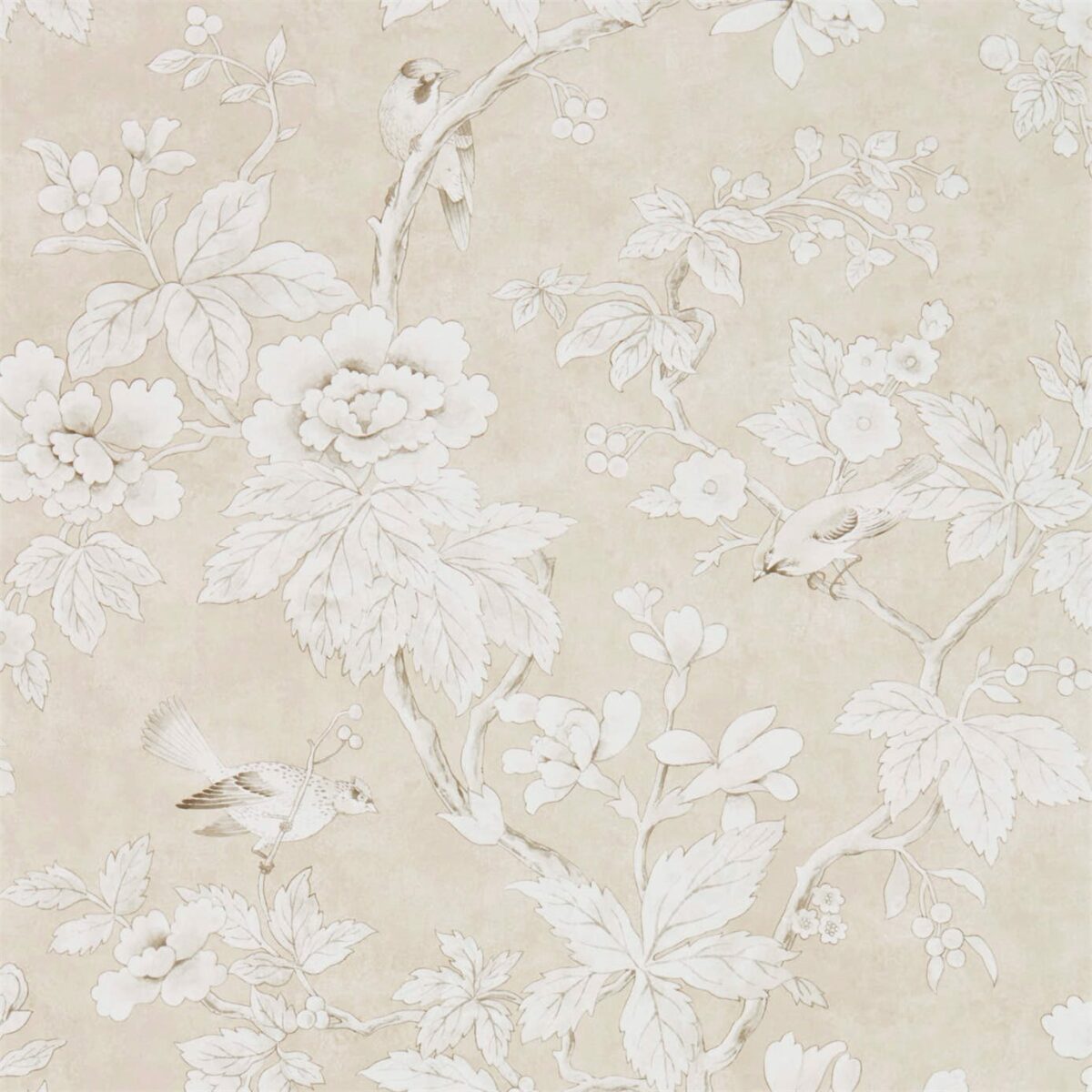 Chiswick Grove Wallpaper - Linen by Chiswick Grove Wallpaper - Linen from