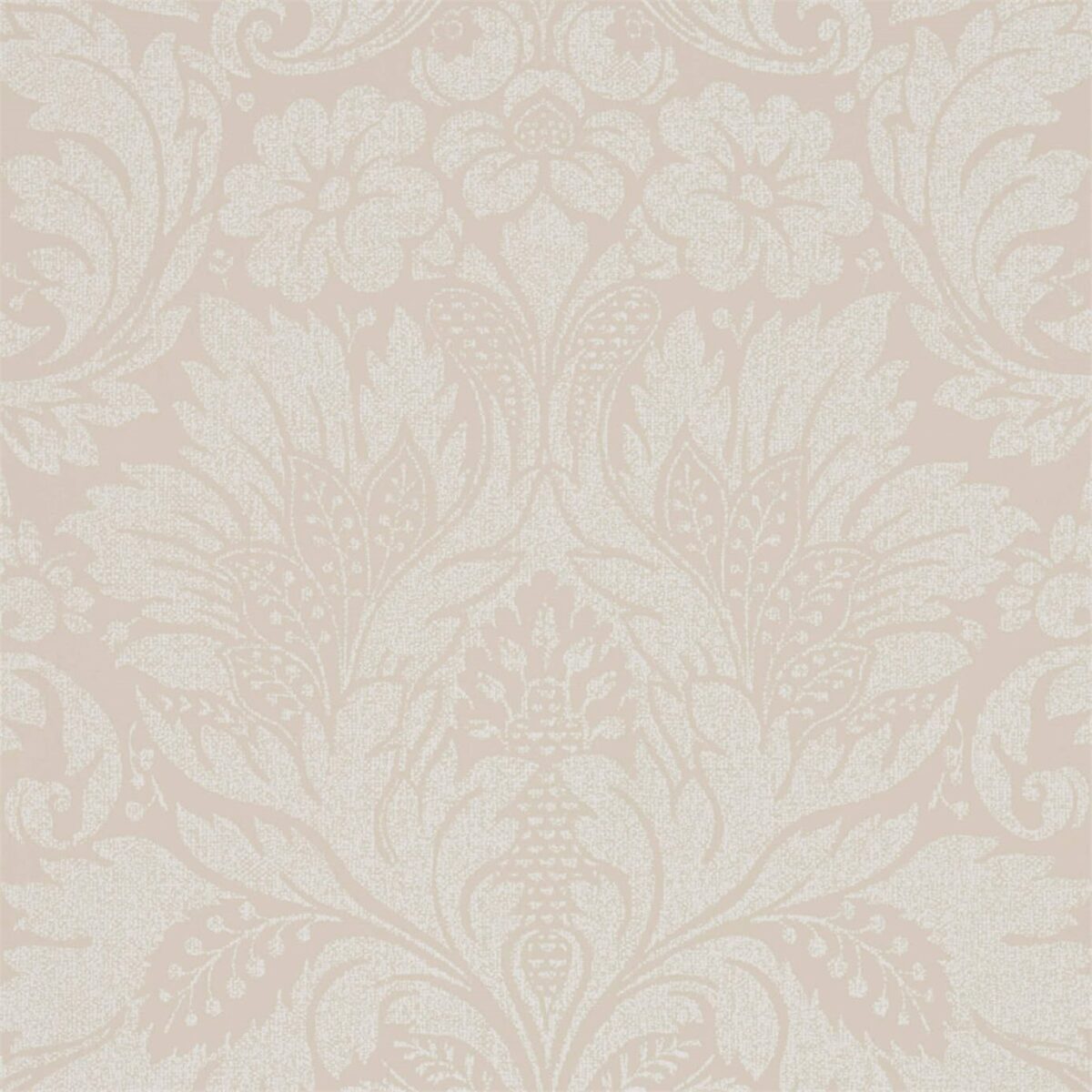 Kent Wallpaper - Linen by neutral botanical wallpaper from sanderson