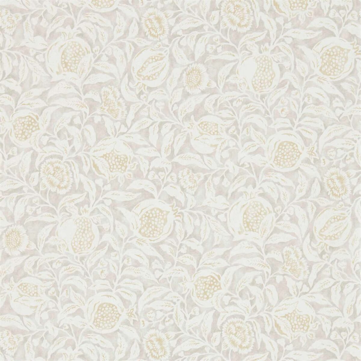 Annandale Wallpaper - Dove / Taupe by neutral botanical wallpaper from sanderson