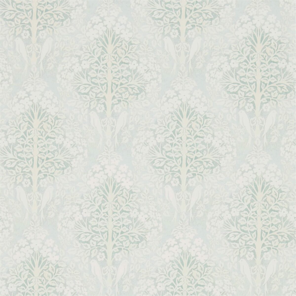 green botanical wallpaper from sanderson