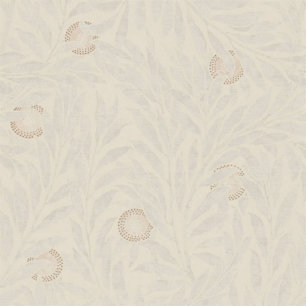 Orange Tree Wallpaper - Dove by neutral botanical wallpaper from sanderson