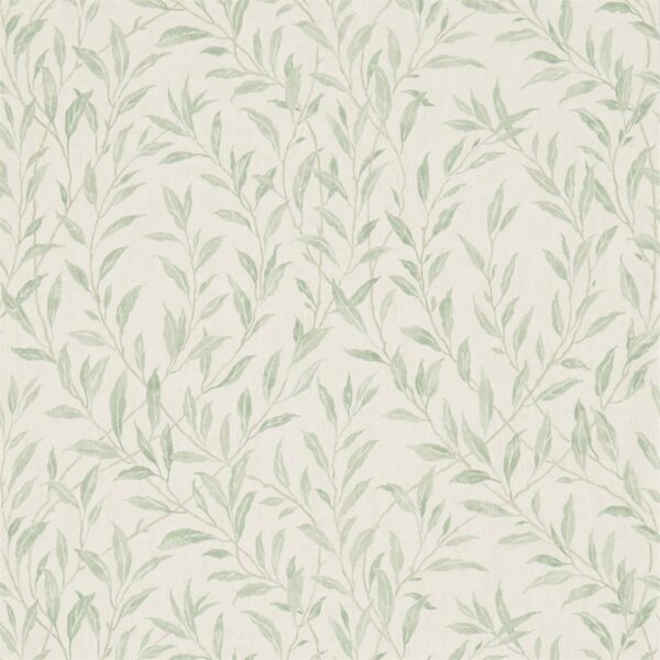 Osier Wallpaper - Willow / Cream by green botanical wallpaper from sanderson