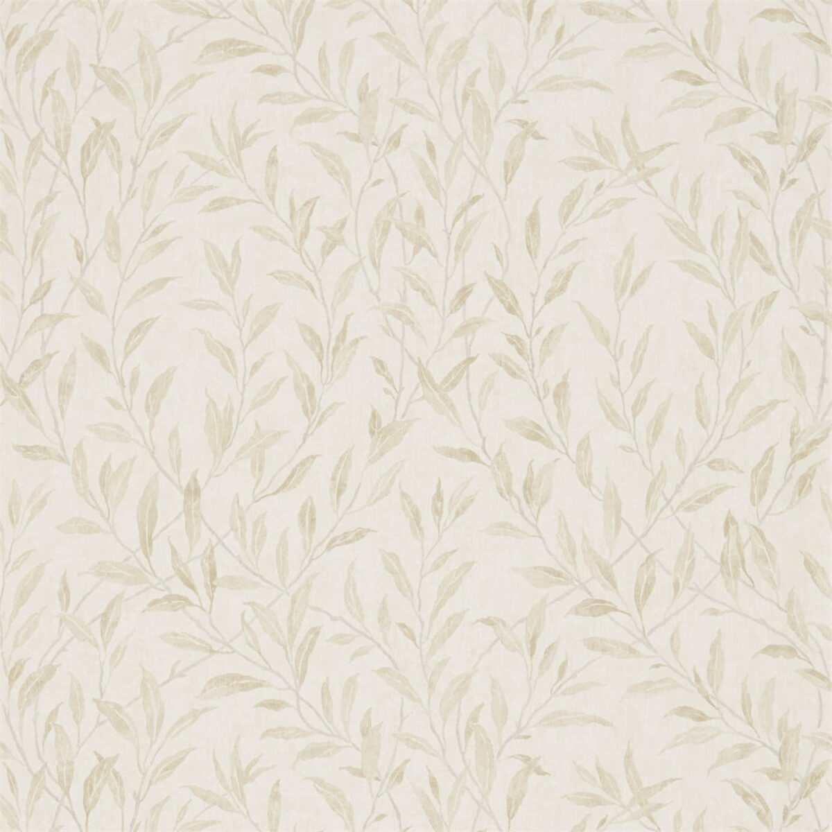 Osier Wallpaper - Parchment / Cream by neutral botanical wallpaper from sanderson